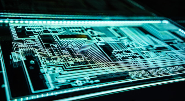An electronic schematic